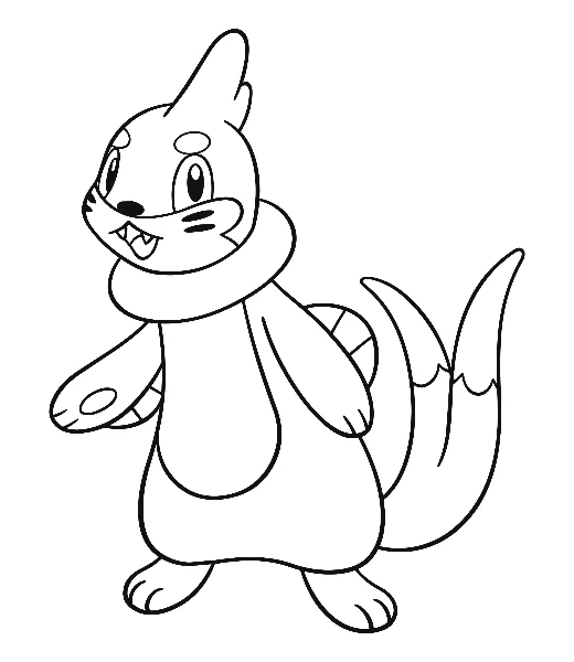Watch Buizel being colored