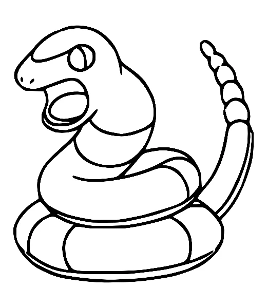 Cómo colorear a Ekans