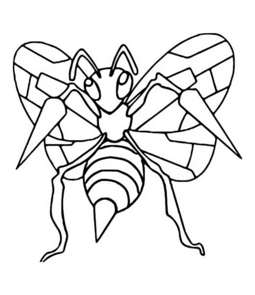 Watch Beedrill being colored