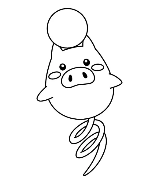 Watch Spoink being colored
