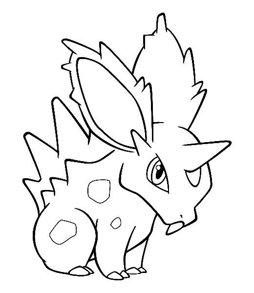 Cómo colorear a Nidoran ♂