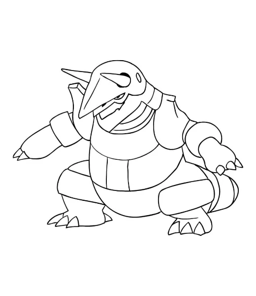 Watch Aggron being colored