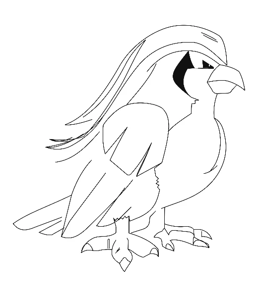 Watch Pidgeot being colored