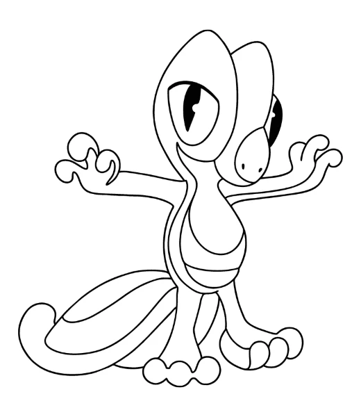 Watch Treecko being colored
