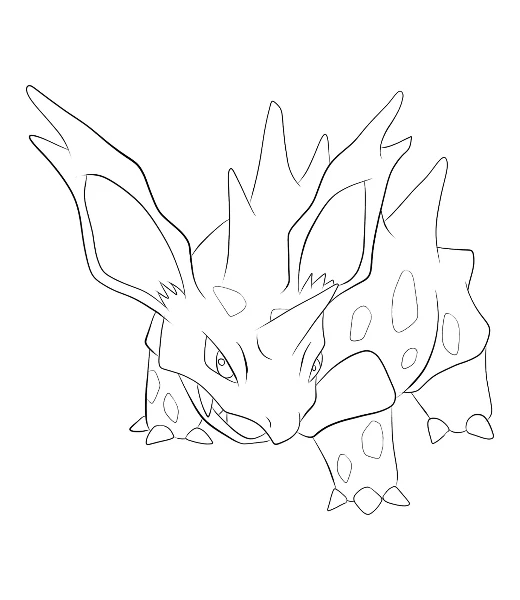Watch Nidorino being colored