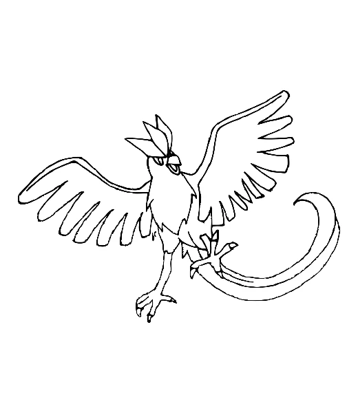 Cómo colorear a Articuno
