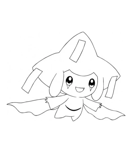 Mise en couleurs de Jirachi