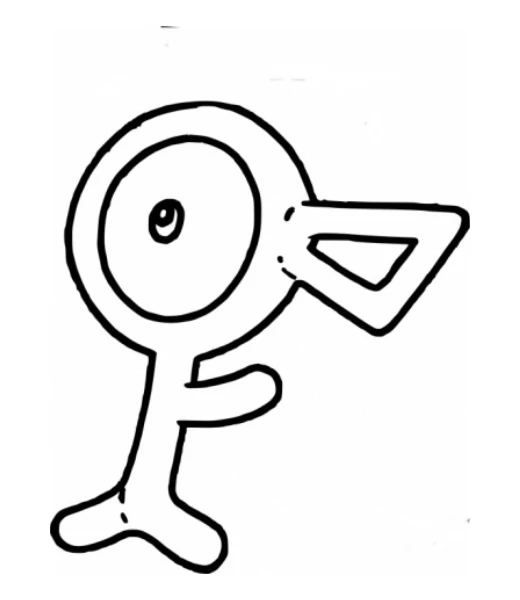 Watch Unown being colored