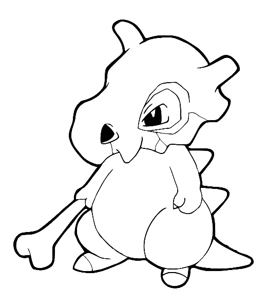 Watch Cubone being colored