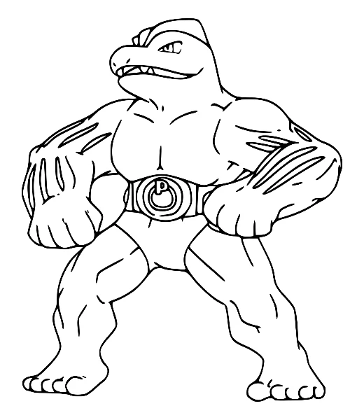 Watch Machoke being colored