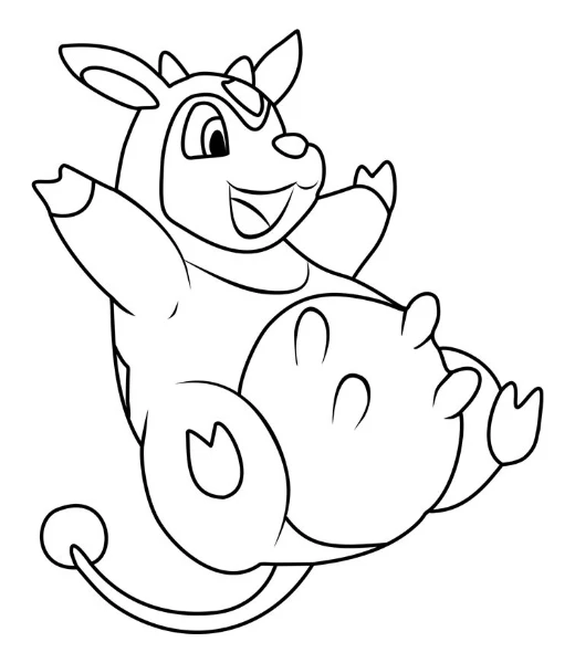 Cómo colorear a Miltank