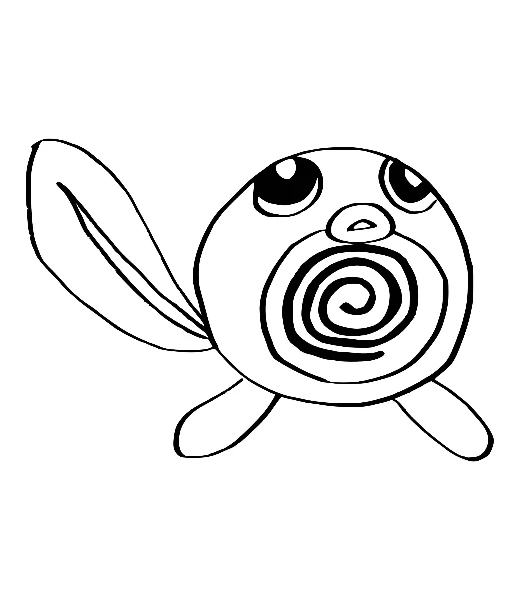 Watch Poliwag being colored