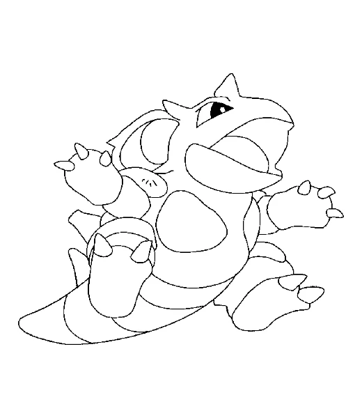 Cómo colorear a Nidoqueen