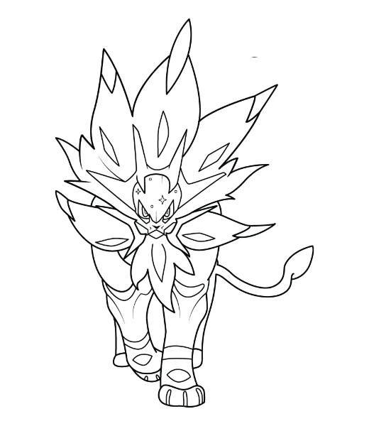 Mise en couleurs de Solgaleo