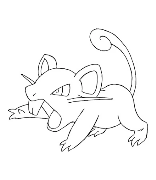 Mise en couleurs de Rattata
