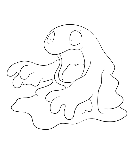 Watch Muk being colored