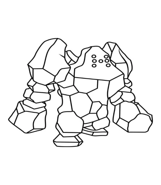 Mise en couleurs de Regirock