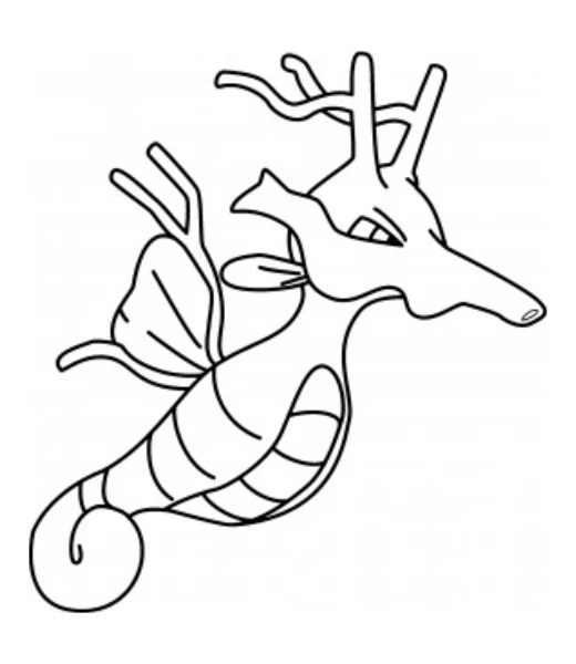 Watch Kingdra being colored