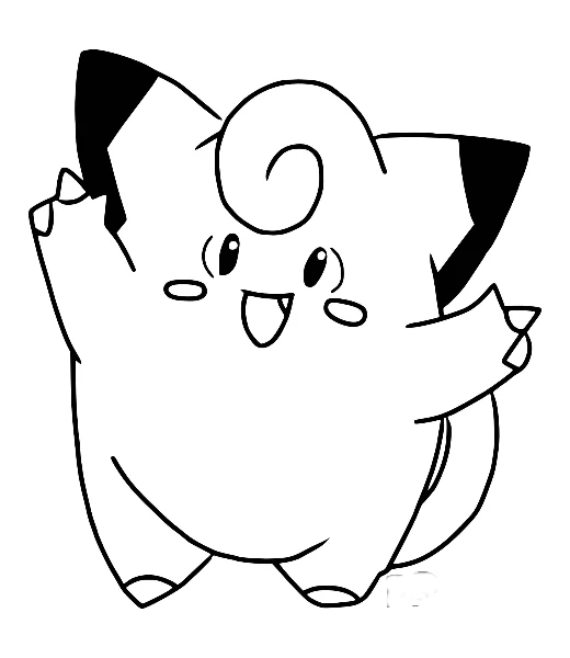Watch Clefairy being colored