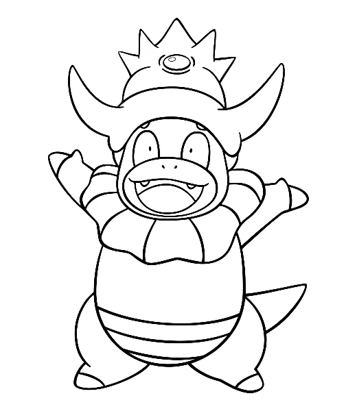 Watch Slowking being colored