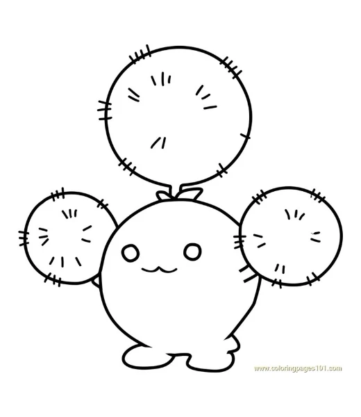 Watch Jumpluff being colored