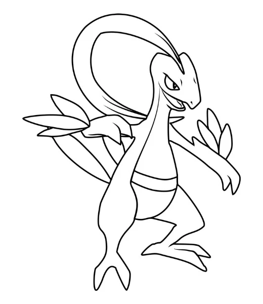 Watch Grovyle being colored