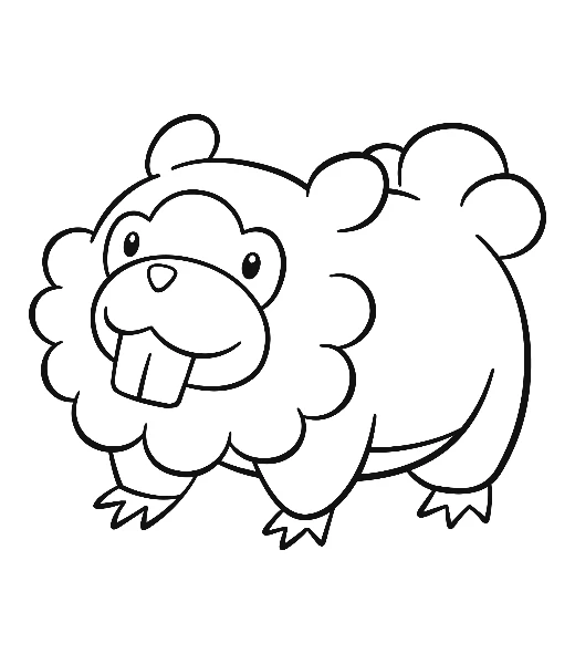 Watch Bidoof being colored