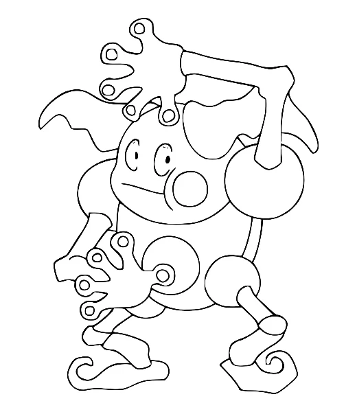 Watch Mr. Mime being colored
