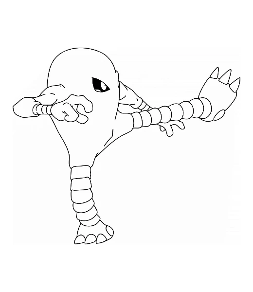 Watch Hitmonlee being colored