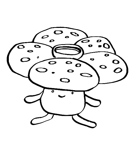 Watch Vileplume being colored