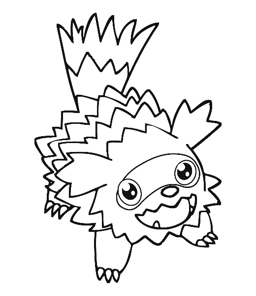 Cómo colorear a Zigzagoon