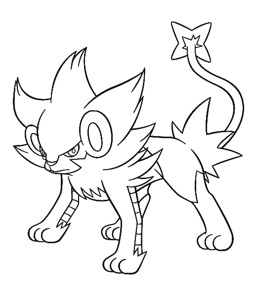 Watch Luxray being colored