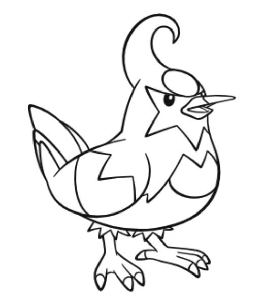Watch Staravia being colored