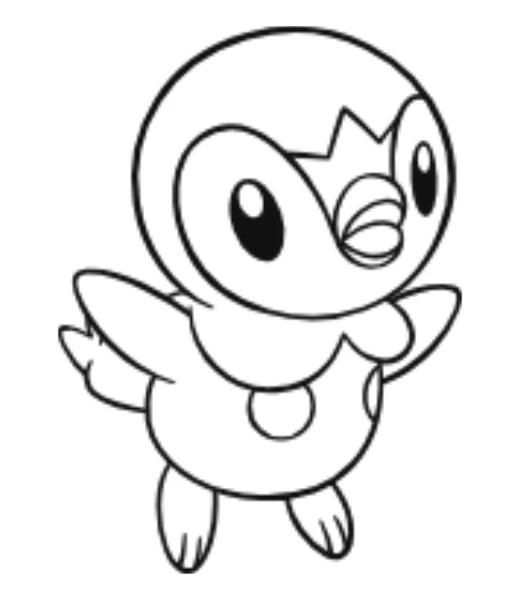 Watch Piplup being colored