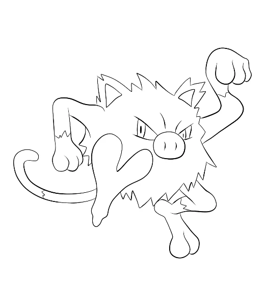 Watch Mankey being colored