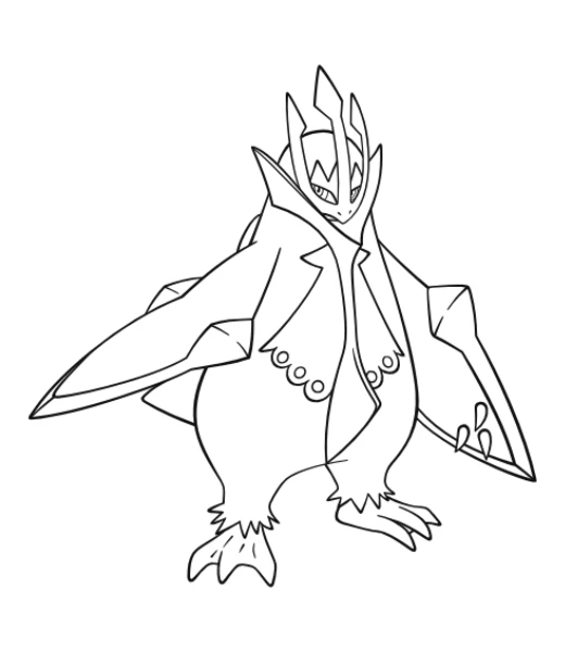Watch Empoleon being colored