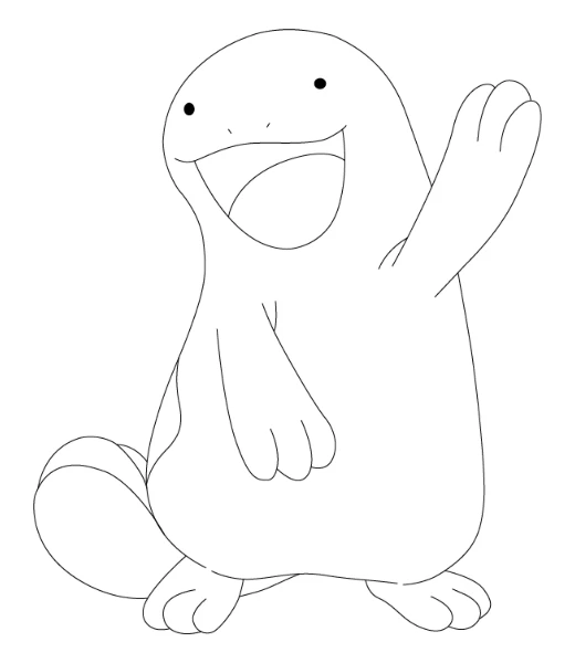 Cómo colorear a Quagsire