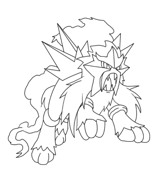 Watch Entei being colored