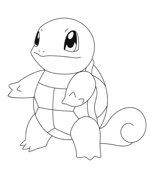 Watch Squirtle being colored