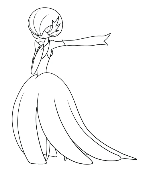 Mise en couleurs de Gardevoir