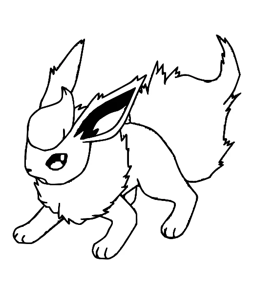 Watch Flareon being colored