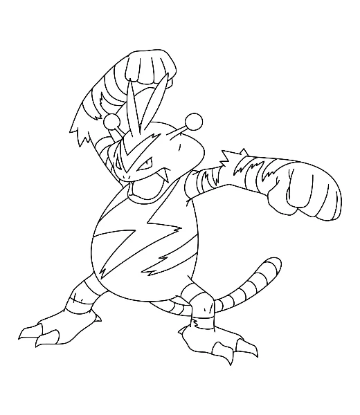 Watch Electabuzz being colored