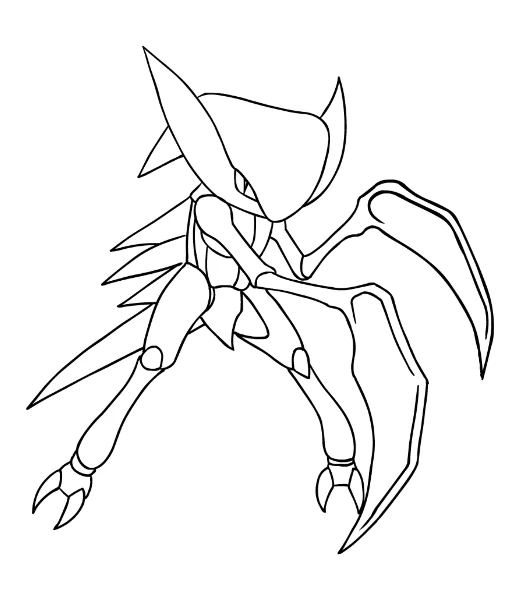 Watch Kabutops being colored
