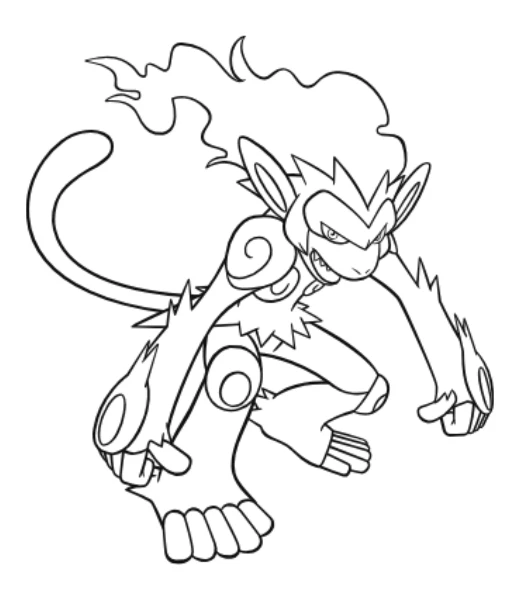 Watch Infernape being colored