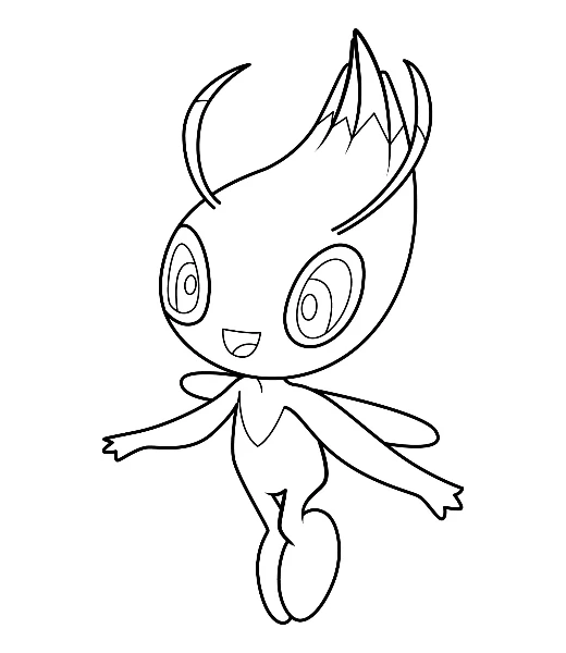 Mise en couleurs de Celebi