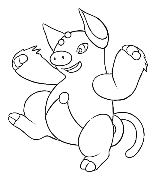 Watch Grumpig being colored