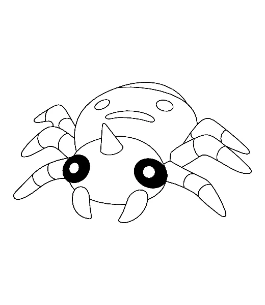 Cómo colorear a Spinarak