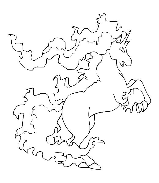 Watch Rapidash being colored