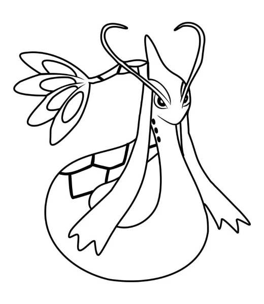 Cómo colorear a Milotic