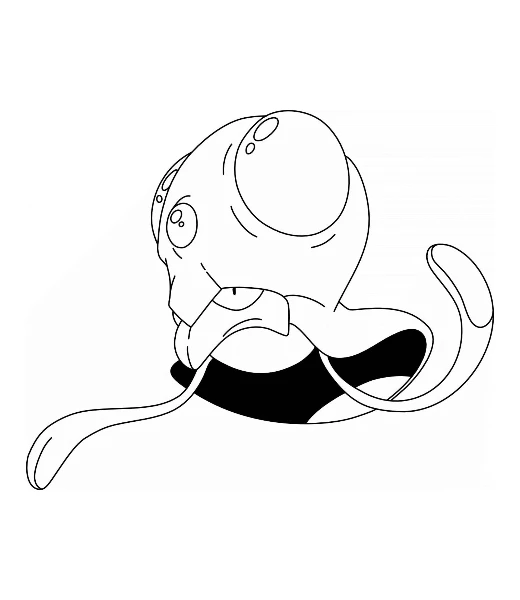 Cómo colorear a Tentacool